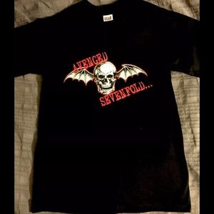 Avenged Sevenfold A7X Hopeless Records 2002 Tshirt Mens sz Small Metal Band NEW